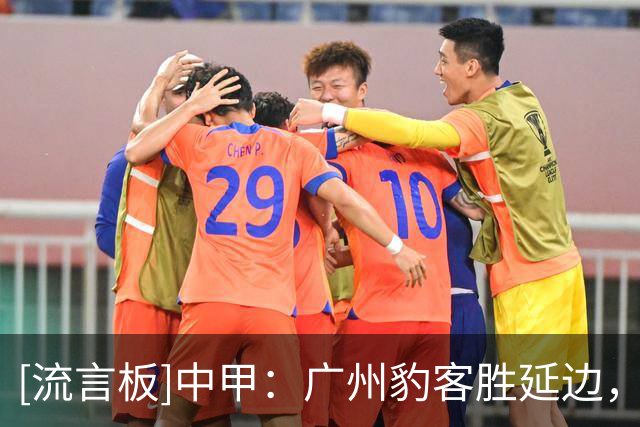 [流言板]中甲：广州豹客胜延边，南通不敌广西，鲲城小胜宁波
